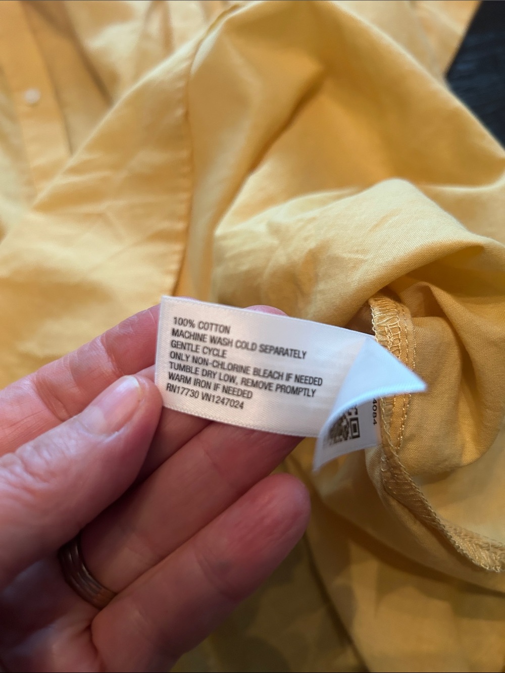 Universal Thread Mustard Yellow Short-Sleeve Button Tunic XXL - Picture 7 of 9